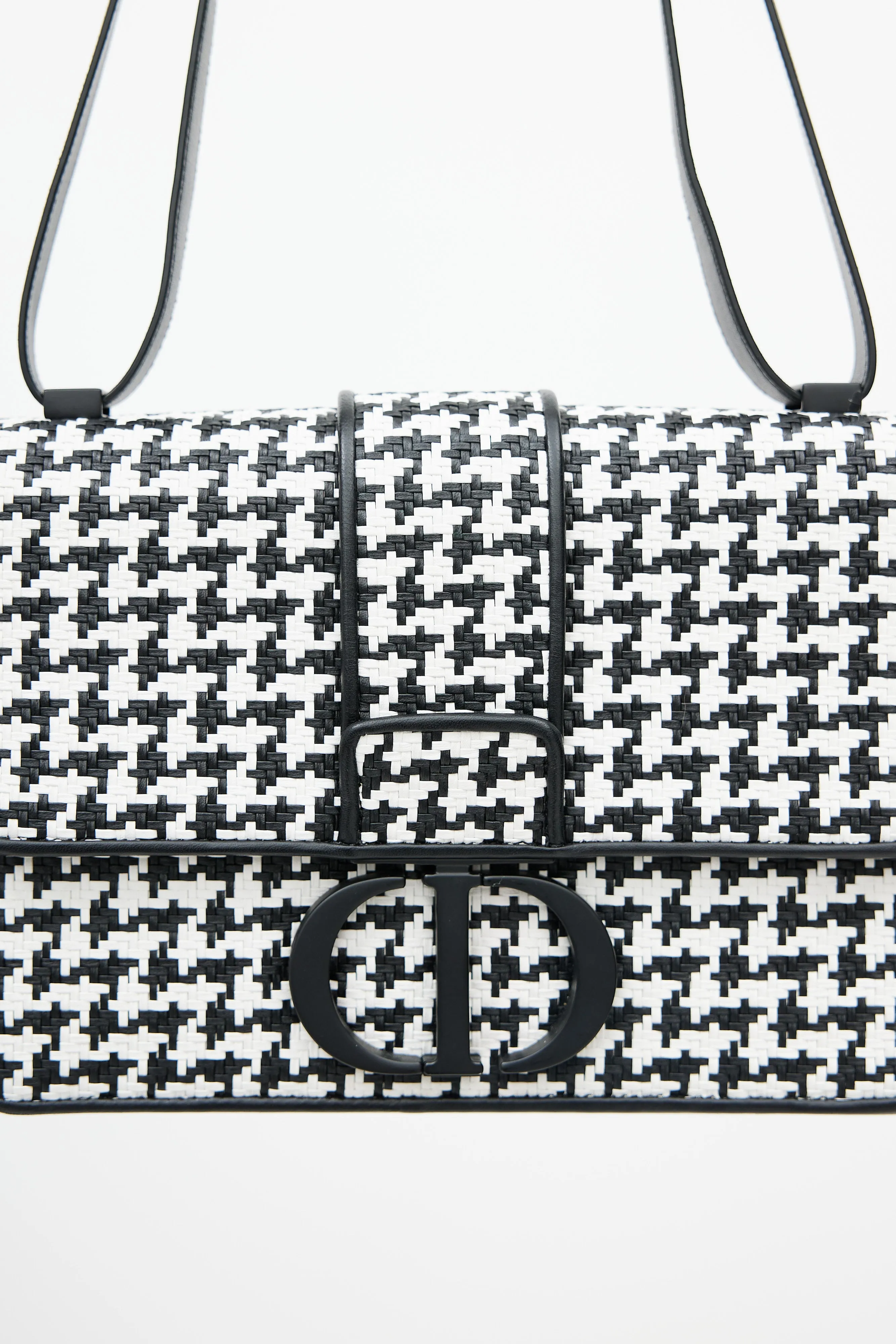 Black & White Houndstooth 30 Montaigne Bag