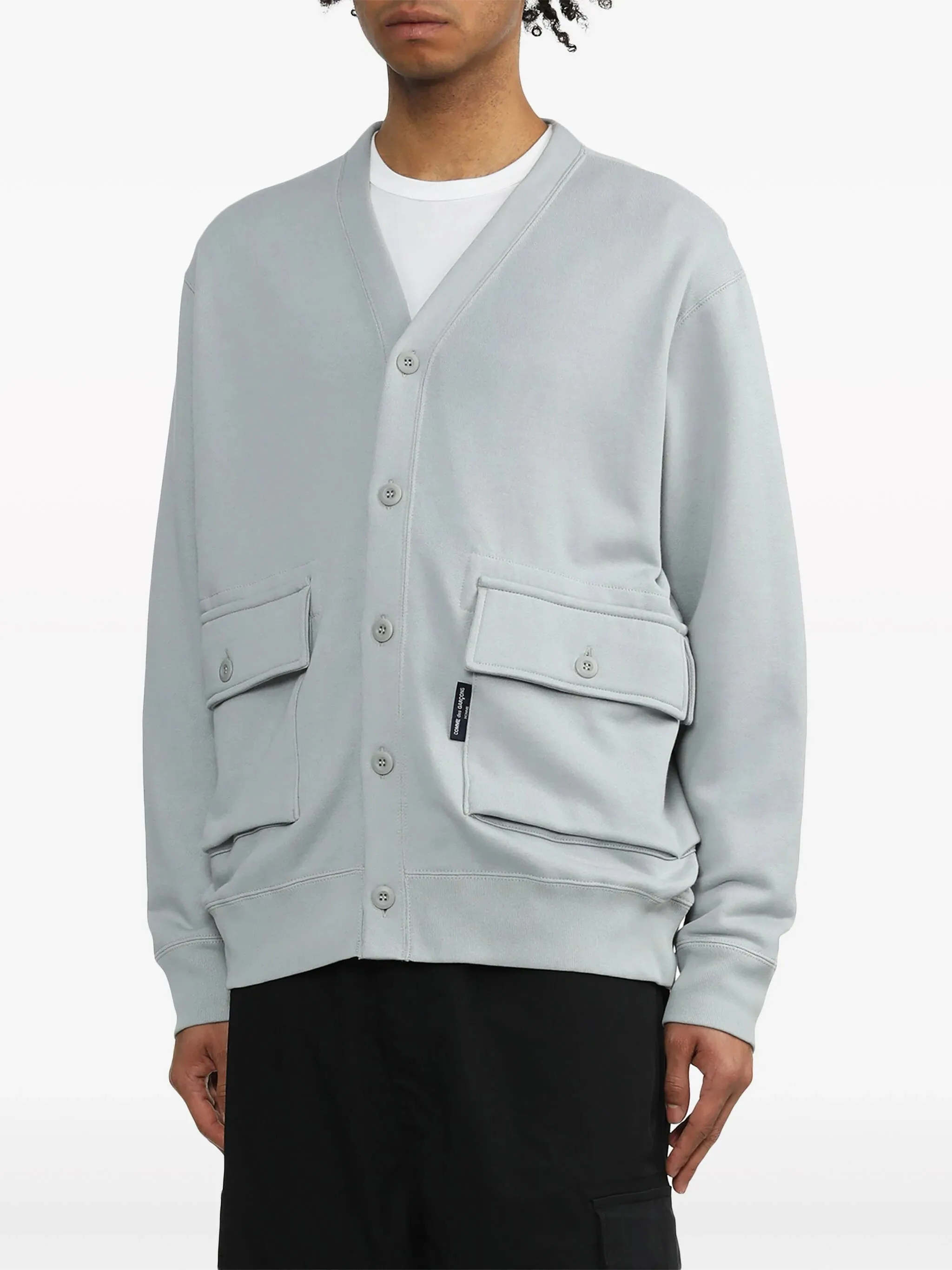 Cotton Back Pile Cardigan