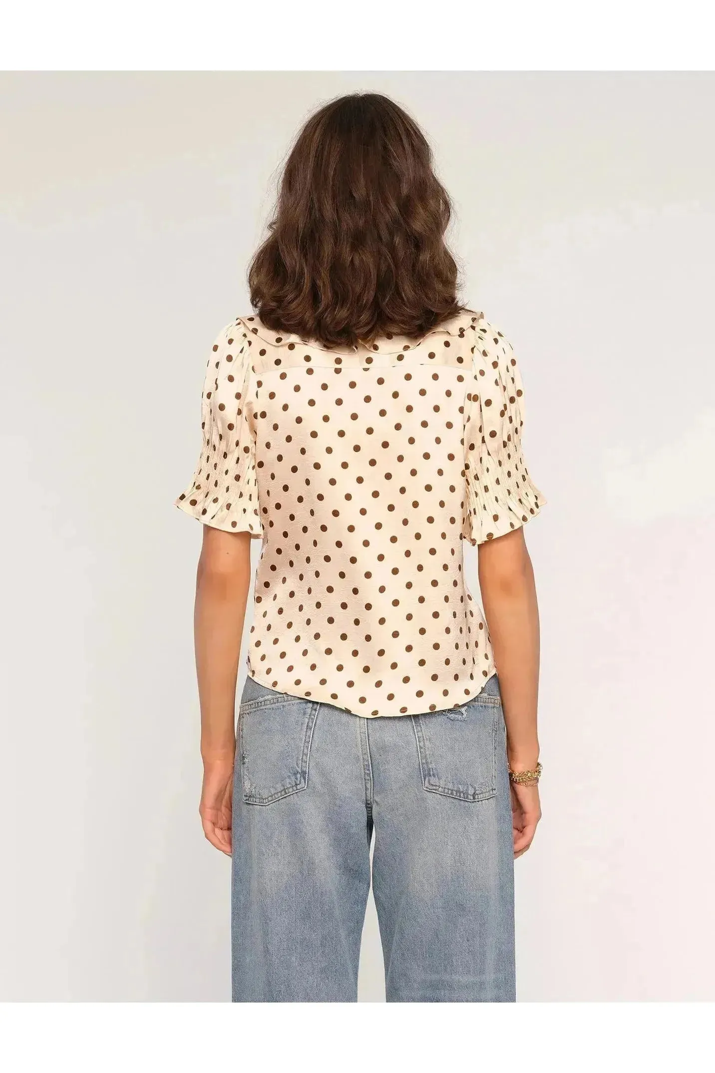 Eugenia Polka Dot Top