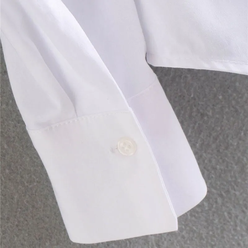 GATHERING FITTED BLOUSE