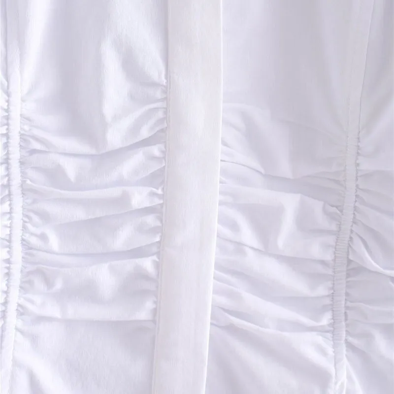 GATHERING FITTED BLOUSE