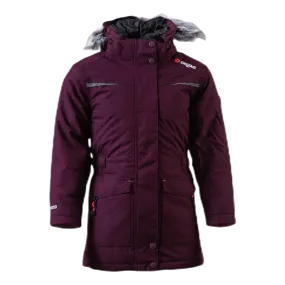 Gitte Girl Melange Parka W-PRO 10000 Purple