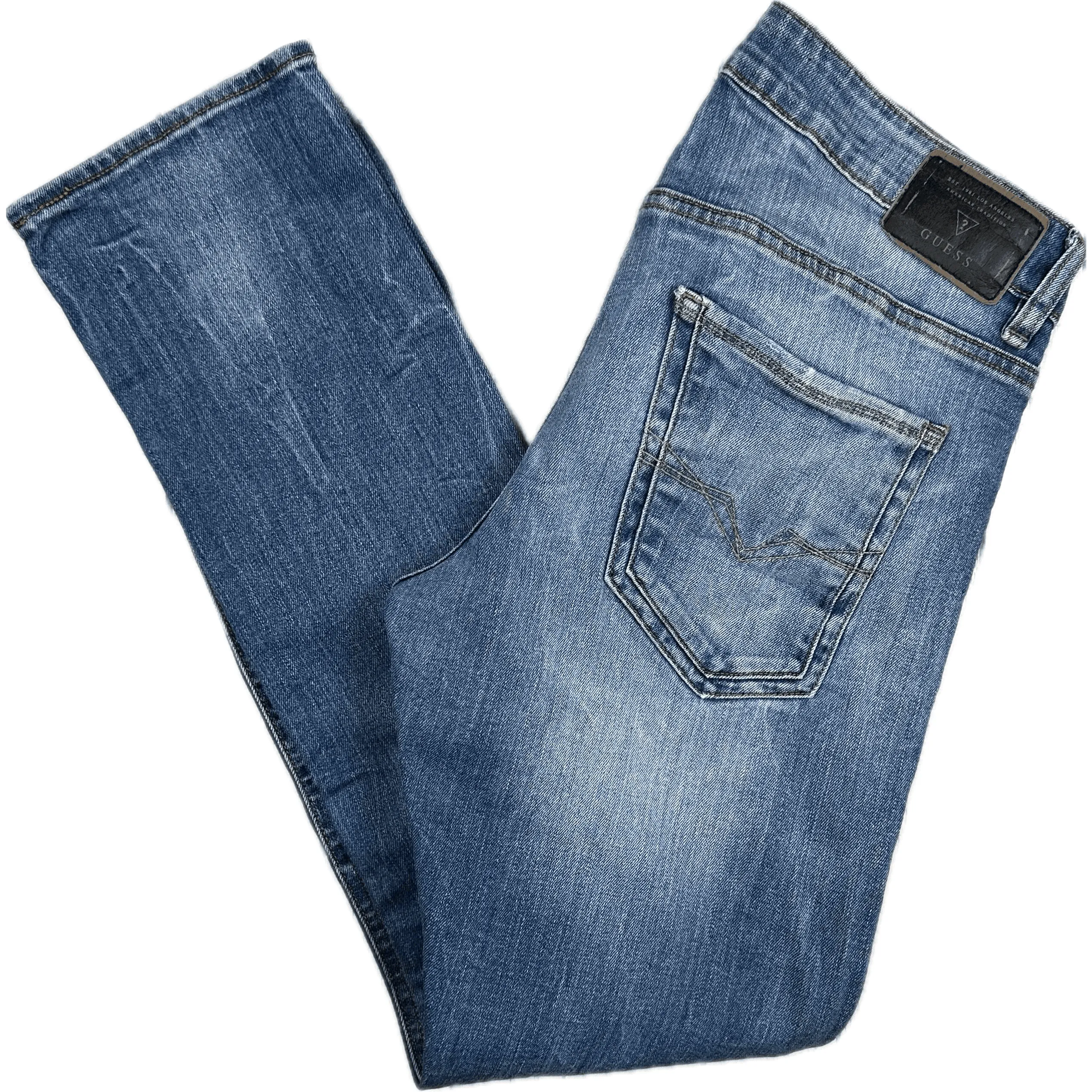 Guess Mens 'Super Skinny' Distressed Jeans - Size 34