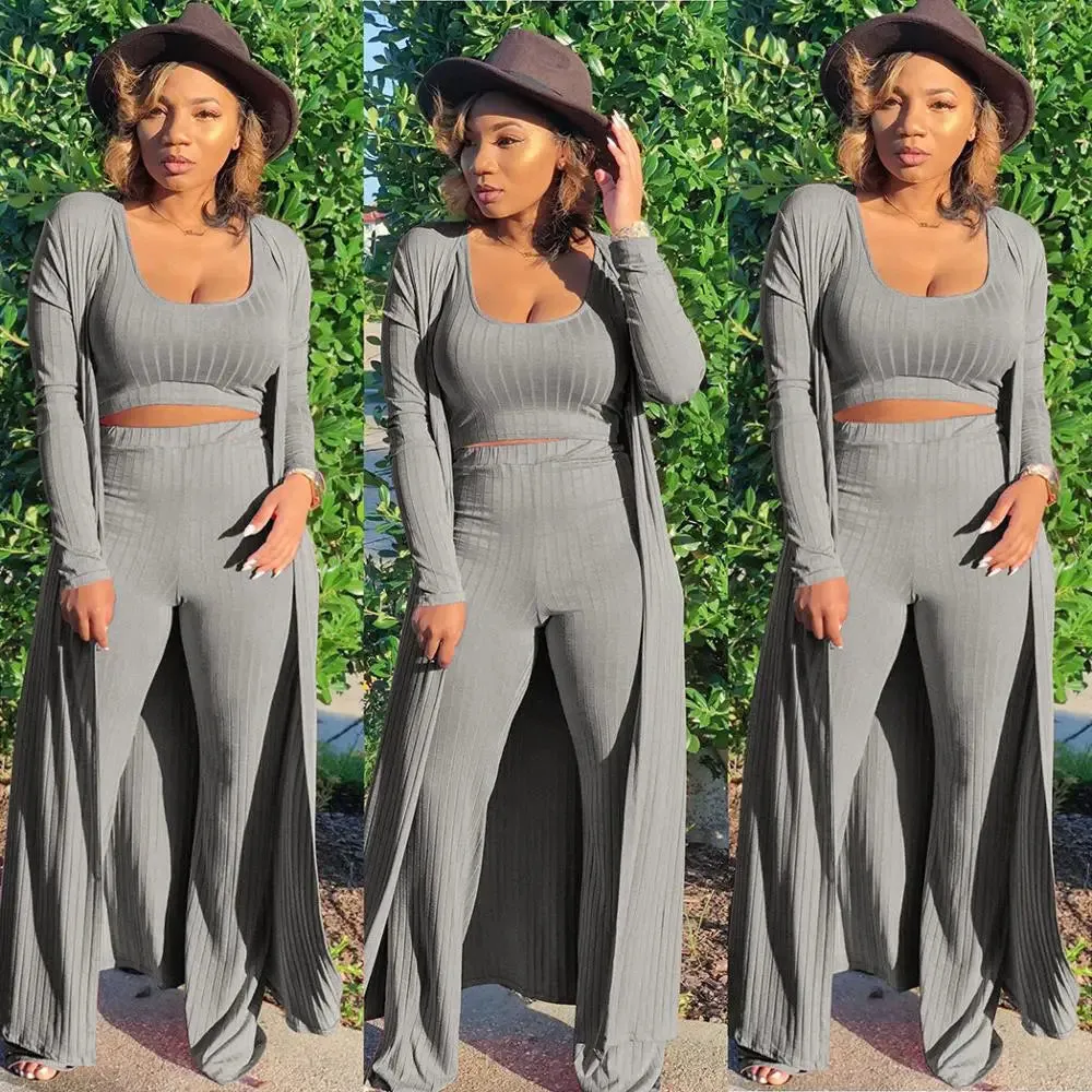 Haley (cardigans   crop top   bottom)