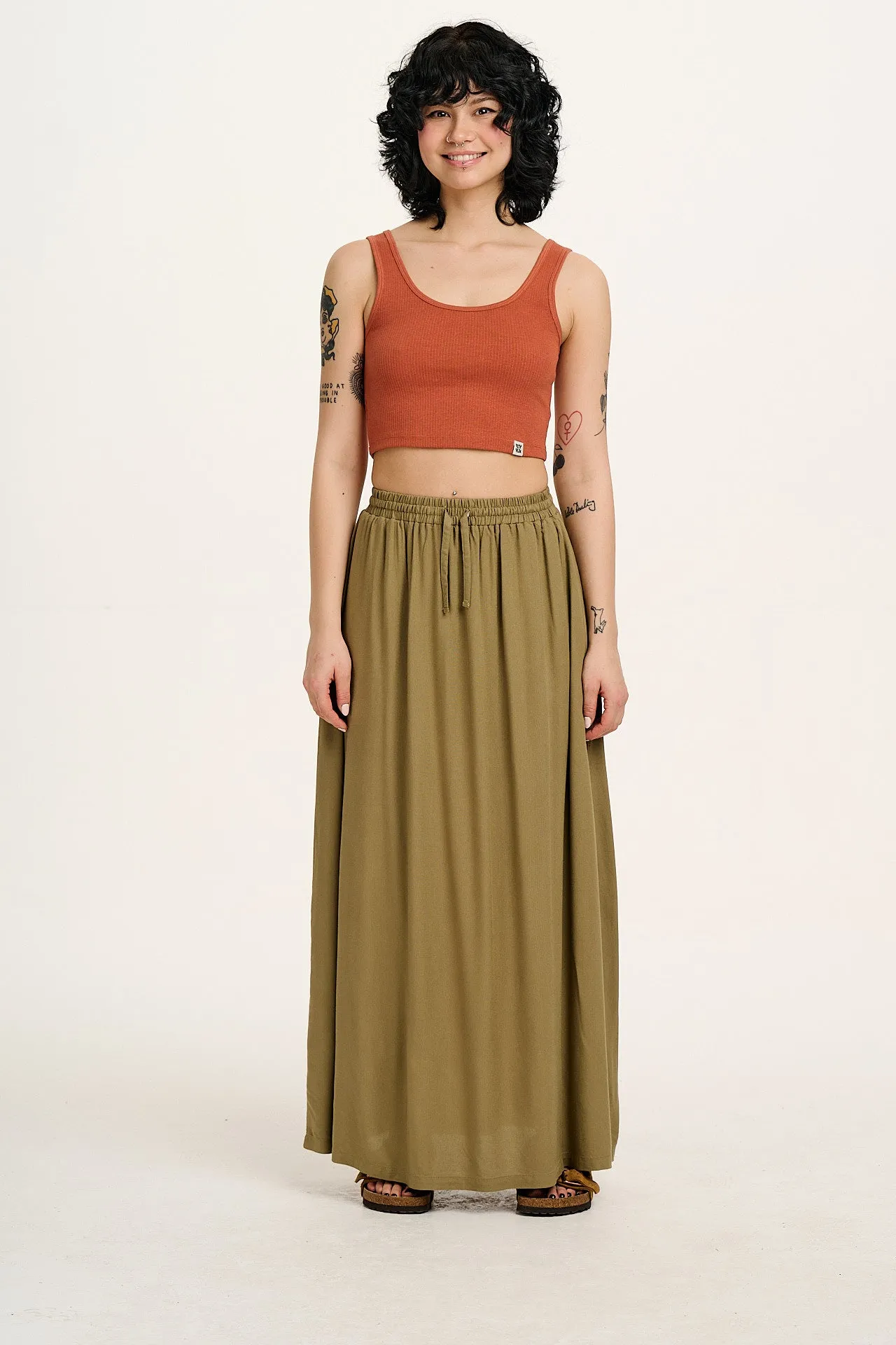 Josy - Vest Top in Terracotta