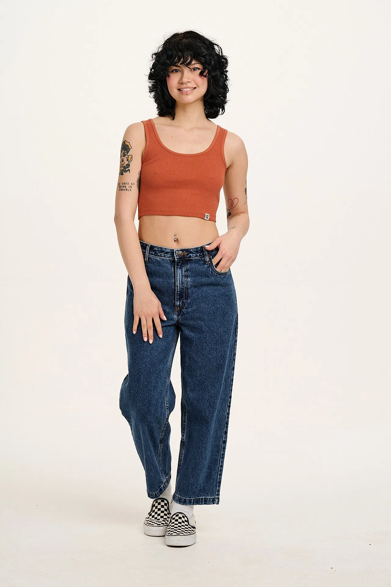 Josy - Vest Top in Terracotta