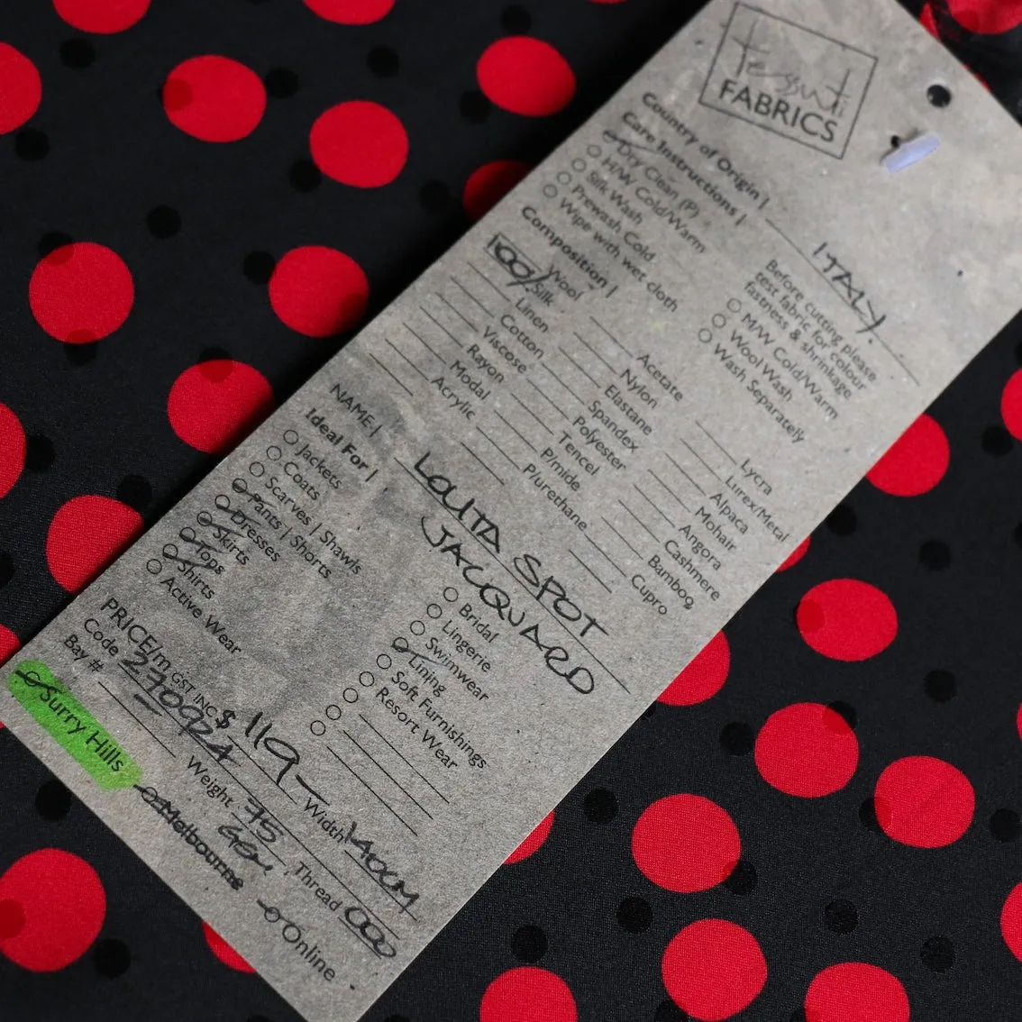 Lolita Spot Jacquard