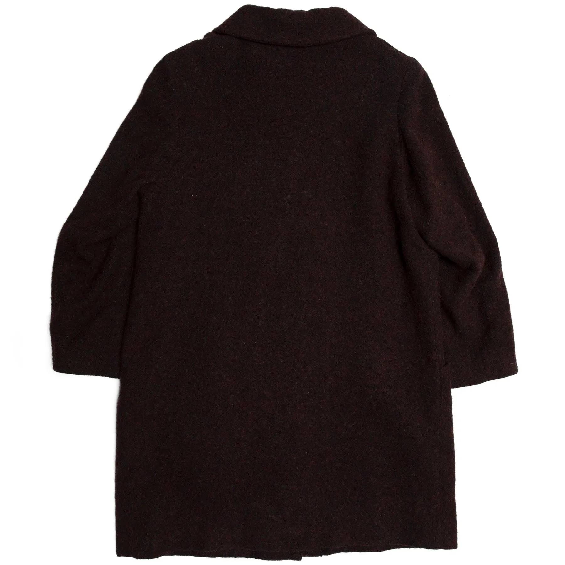 Melton Lapel Collar Car Coat