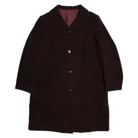 Melton Lapel Collar Car Coat