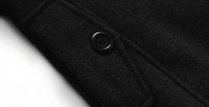 Men's Long Stretch Thick Winter Coat