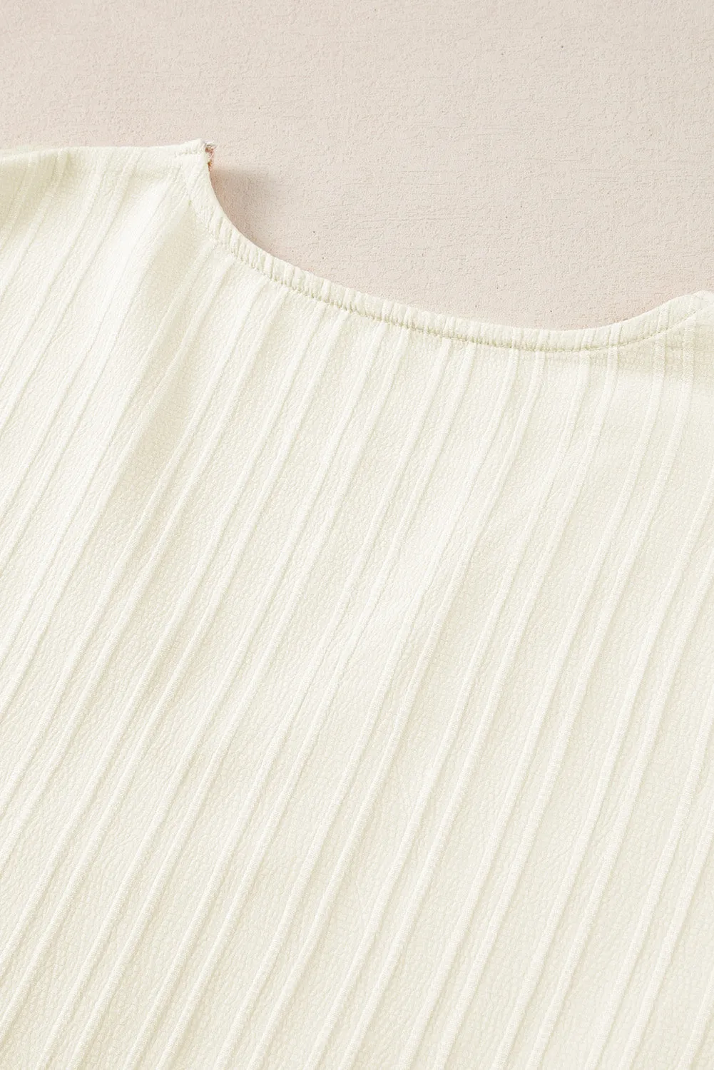 Plus Contrast Guipure Lace Petal Blouse