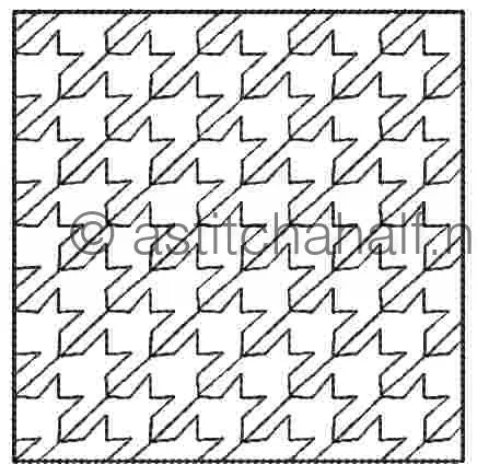 Popular Houndstooth Tote Bag and Quilt Blocks