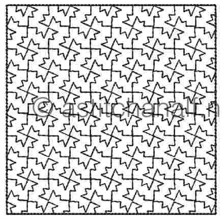 Popular Houndstooth Tote Bag and Quilt Blocks