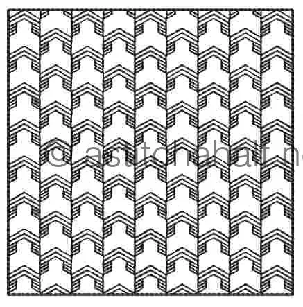 Popular Houndstooth Tote Bag and Quilt Blocks