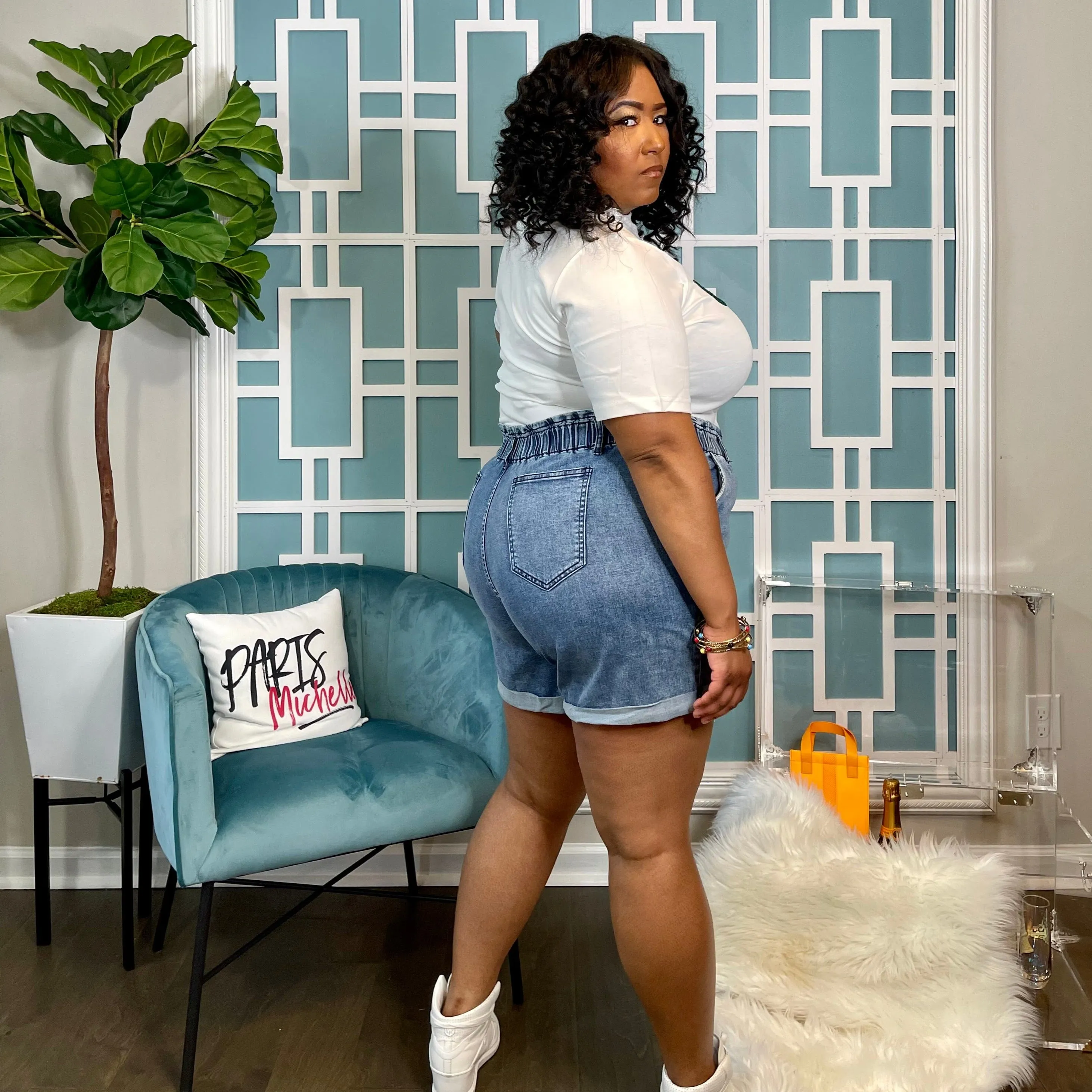 She's Snatched High Waisted Shorts