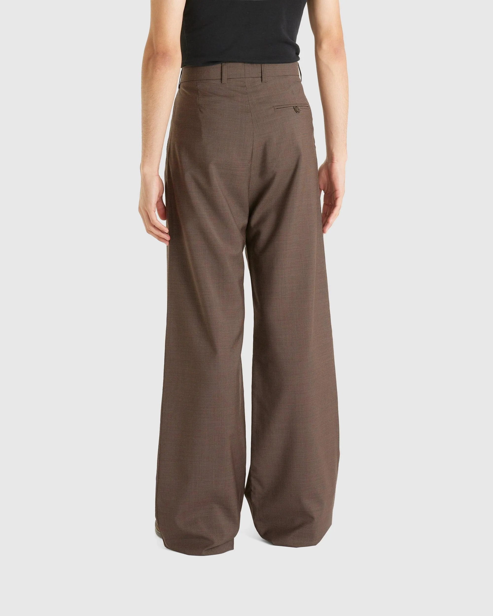 Tailored Extended Wide Leg Trouser