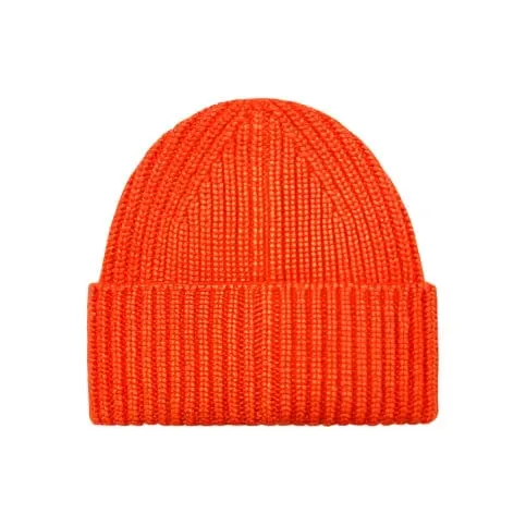 UGG Women's Chunky Rib Beanie in Orange Soda