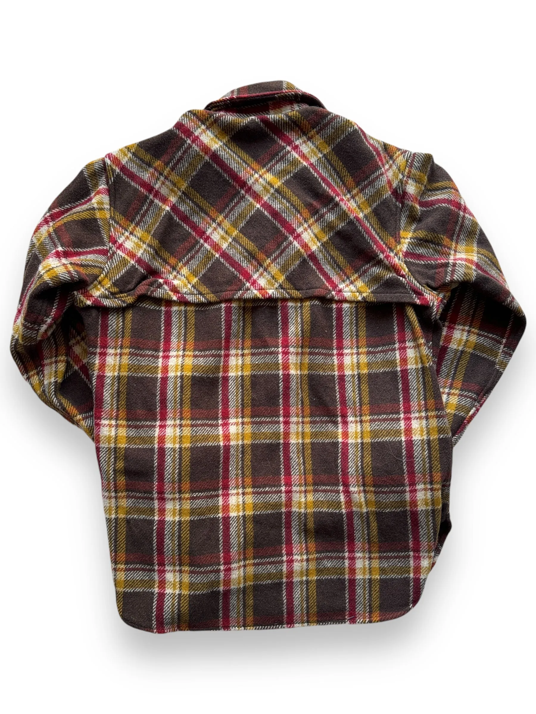 Vintage Pendleton Plaid Wool Cape Coat SZ M/L