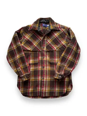 Vintage Pendleton Plaid Wool Cape Coat SZ M/L