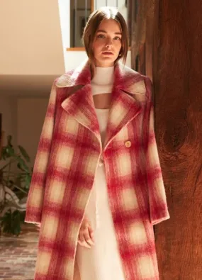 Whisperer Coat Pink Check