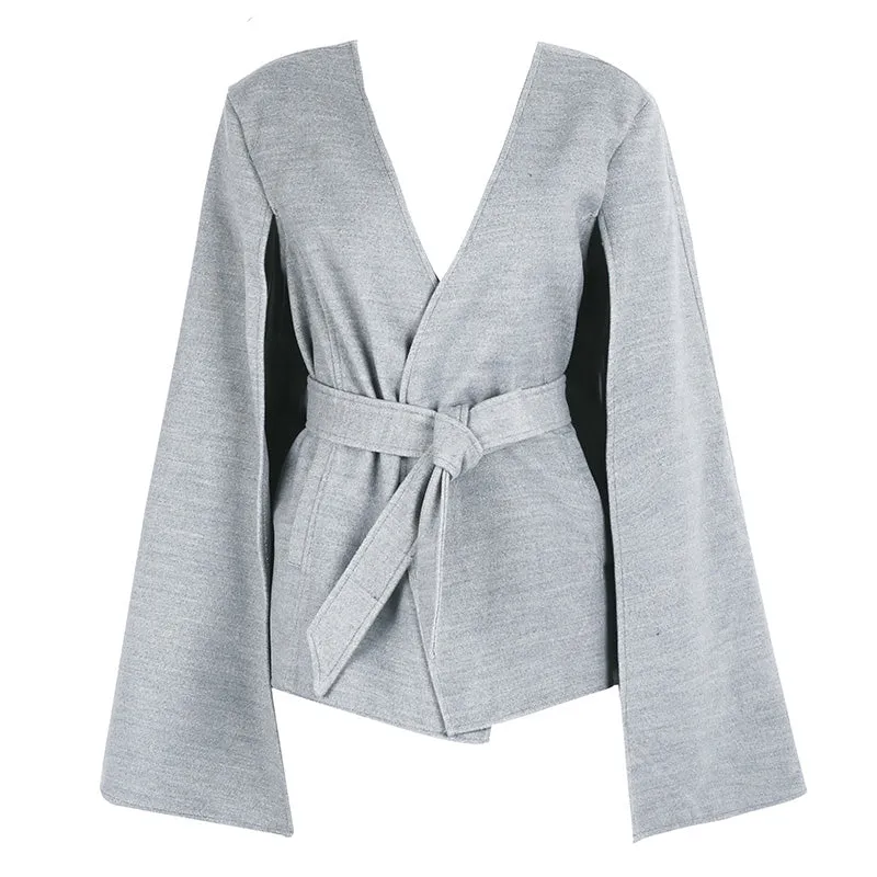 Women's Winter Casual V-Neck Coat