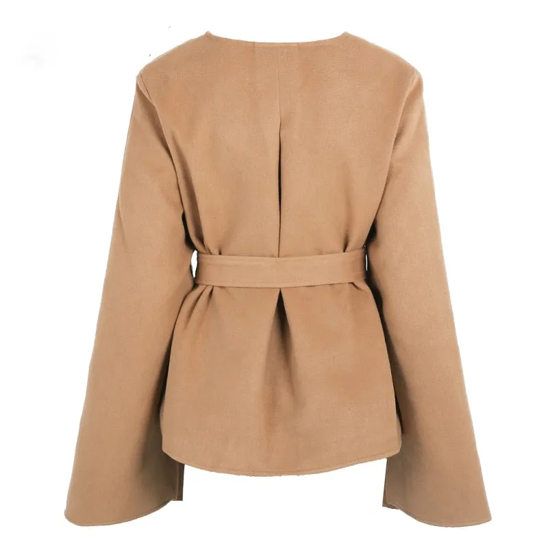Women's Winter Casual V-Neck Coat